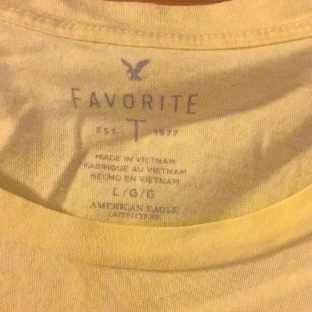 Yellow tee